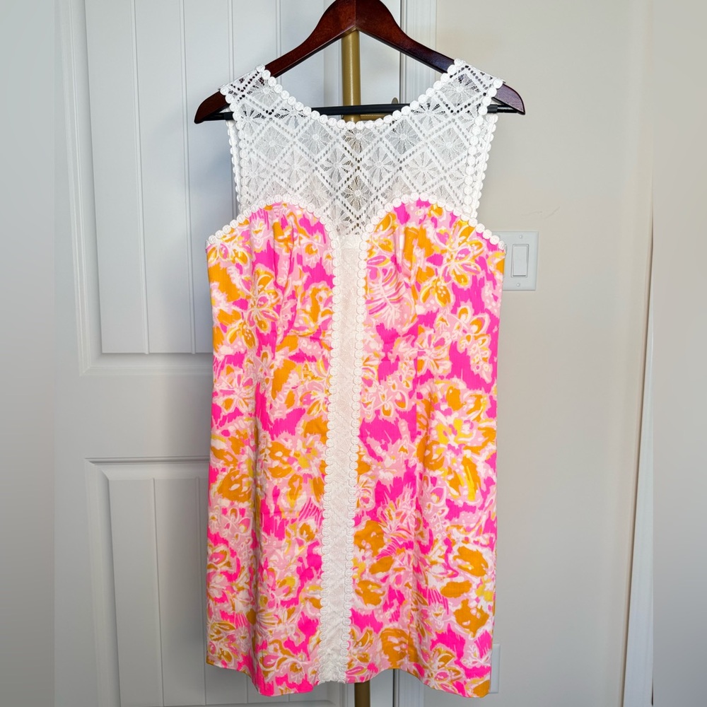Lilly Pulitzer Sofia Dress Kir Royal Pink Oh La La